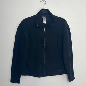 Patagonia womens synchilla fleece jacket size medium black